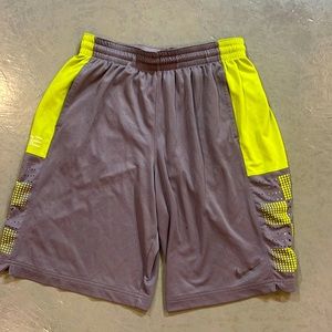 Nike Elite Gray athletic shorts size Large
